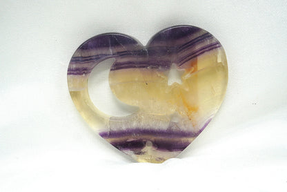 COEUR SCULPTÉ FLUORITE