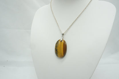 PENDENTIF OEIL DE TIGRE (Ref 1)