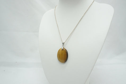 PENDENTIF OEIL DE TIGRE (Ref 3)
