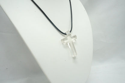 PENDENTIF CROIX CRISTAL DE ROCHE