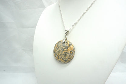 PENDENTIF JASPE LEOPARD (ref 2)