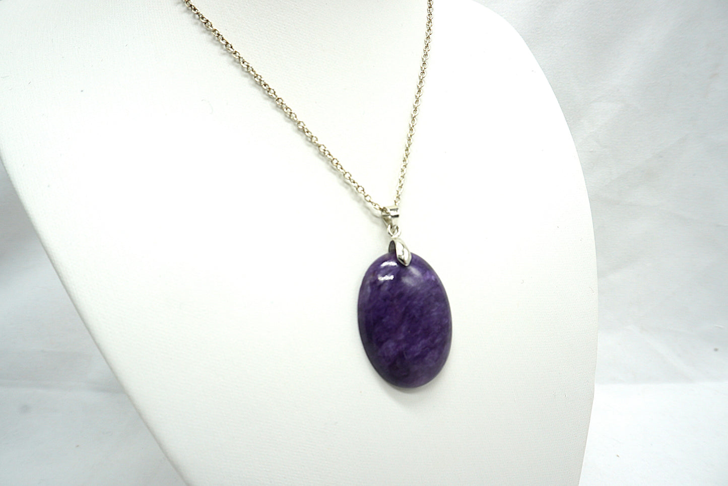PENDENTIF CHAROITE (ref 1)