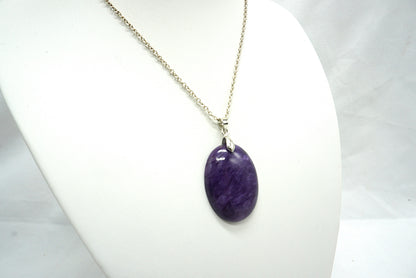 PENDENTIF CHAROITE (ref 1)