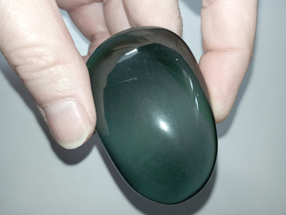 GALET OBSIDIENNE OEIL CELESTE
