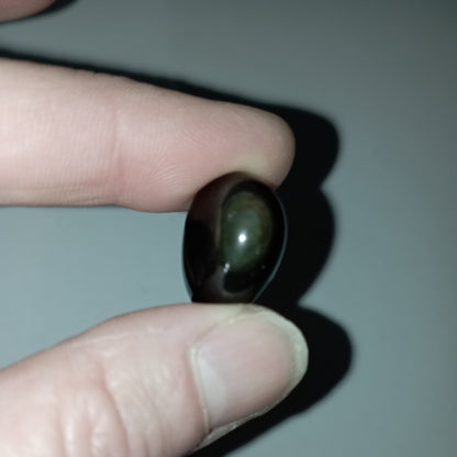 PIERRE ROULEE OBSIDIENNE OEIL CELESTE