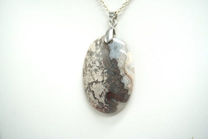 PENDENTIF AGATE CRAZY LACE (ref 2)