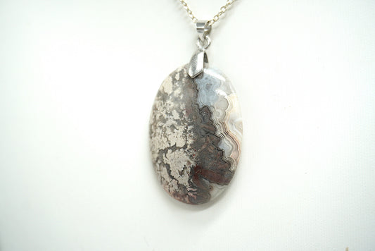 PENDENTIF AGATE CRAZY LACE (ref 2)