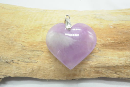 PENDENTIF AMETHYSTE COEUR