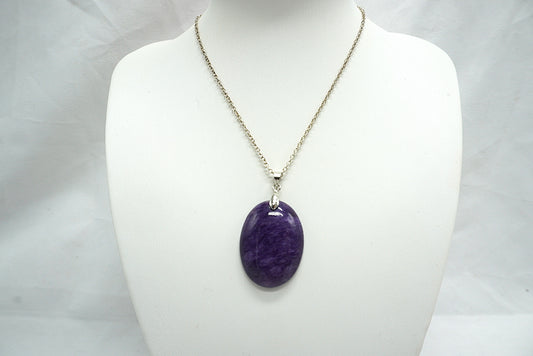 PENDENTIF CHAROITE (ref 1)