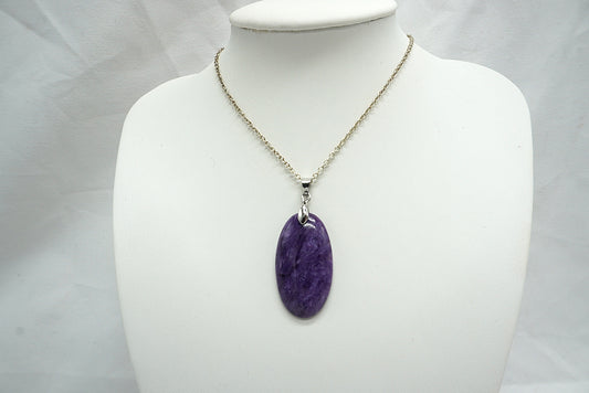 PENDENTIF CHAROITE (ref 4 )