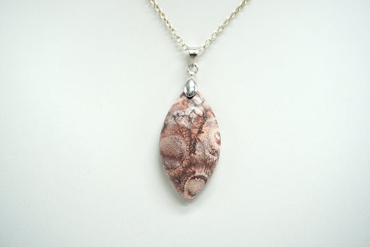 PENDENTIF JASPE OEIL D'OISEAU (ref 2)