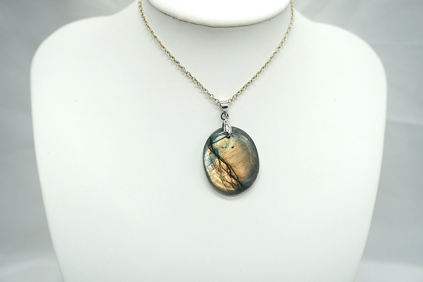 PENDENTIF LABRADORITE (ref 10)