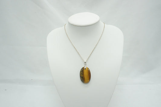 PENDENTIF OEIL DE TIGRE (Ref 1)
