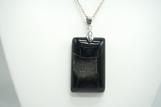 PENDENTIF ONYX CRISTALLISE (Ref 2)