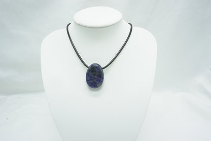 PENDENTIF PIERRE PERCEE SODALITE