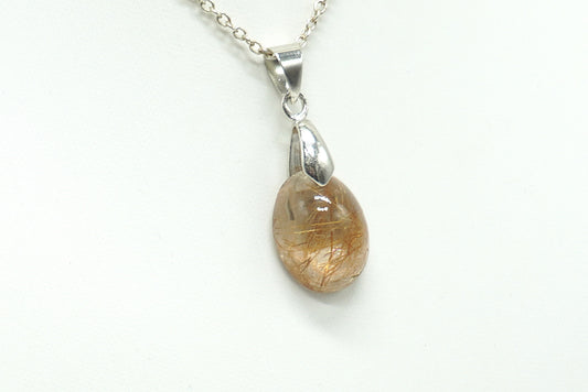 PENDENTIF QUARTZ RUTILE