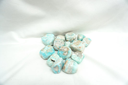 PIERRE ROULEE ARAGONITE BLEUE
