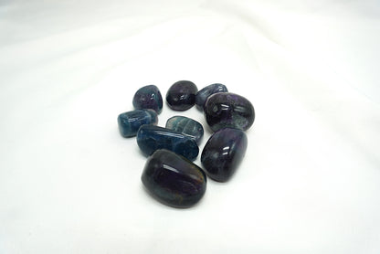 PIERRE ROULEE FLUORITE BLEUE