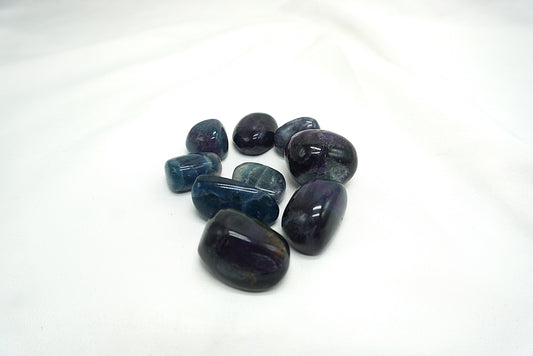 PIERRE ROULEE FLUORITE BLEUE