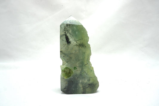 POINTE SEMI POLIE PREHNITE (98 grammes)