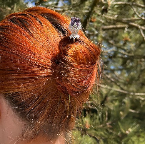 PIQUE A CHEVEUX FLUORITE