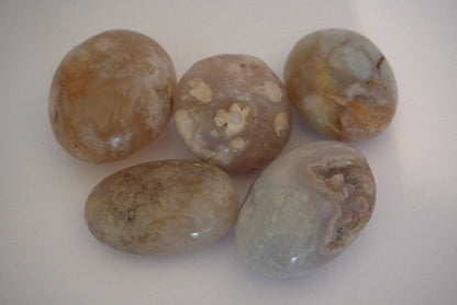 GALET AGATE FLEUR XL