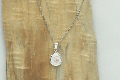 PENDENTIF GOUTTE ARGENT OEIL DE SAINTE LUCIE