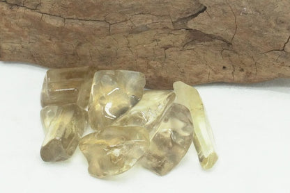 PIERRE ROULEE CITRINE NATURELLE (plus de 10 grammes)