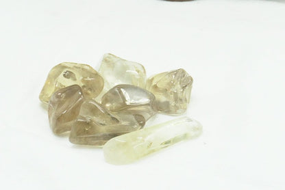 PIERRE ROULEE CITRINE NATURELLE (plus de 10 grammes)