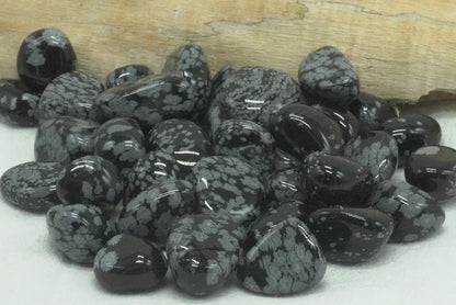 PIERRE ROULEE OBSIDIENNE NEIGE