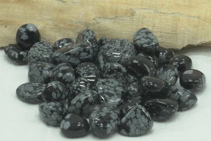 PIERRE ROULEE OBSIDIENNE NEIGE